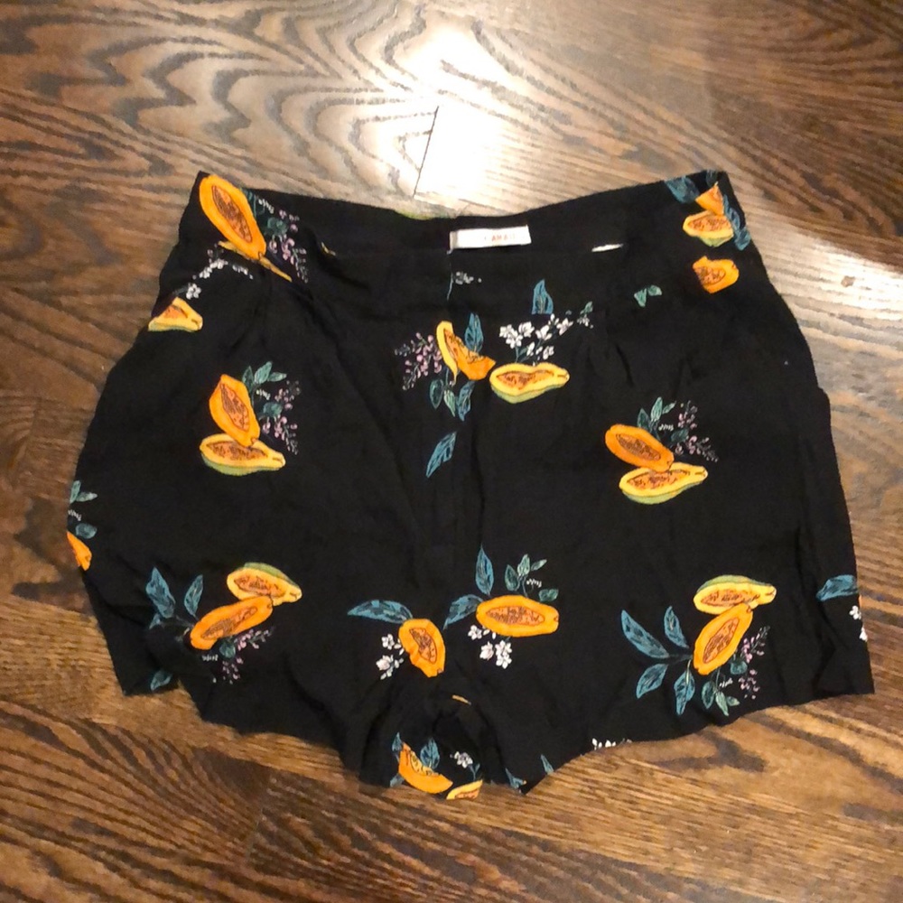 CAMAÏEU Papaya Zip Shorts